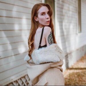 Vintage 1970's Brittany Originals Women's Beige Wool Fur